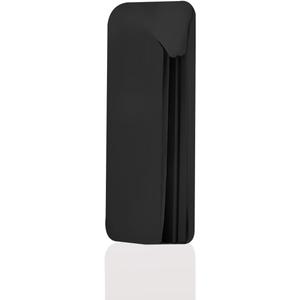 Black Door Mirror Covers for 2004 2005 2006 2007 2008 2009 2010 2011 2012 2013 2014 Volvo VNL Series Semi Trucks (Painted, Drive left)