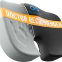 Everlasting Comfort Doctor Recommended Memory Foam Seat Cushion for Office Chairs & Car - Ergonomic Office Desk Accessories - Cushions for Tailbone Pain Relief, Sciatica (Black Upgraded, Large)