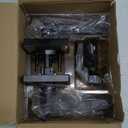 Kwikset Halifax Entry Door Handle with Lock and Key, Secure Keyed Reversible Lever Exterior, For Front Entrance and Bedrooms, Matte Black, Pick Resistant Smartkey Rekey Security and Microban