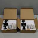 Goldenwarm Black Door Knobs Interior, Zinc Alloy Square Ball Matte Black Privacy Door Knobs for Bedroom, Bathroom, Heavy Duty Interior Door Knob Bulk - Modern & Stylish(5 Pack)