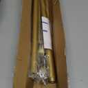 AIZESI Gold Tension Curtain Rod 30-63Inch 1PCS,Spring Tension Rod No Drilling Non-Slip Adjustable Tension Curtain Rod,Spring Loaded Rod Extendable Tension Rod For Windows Doorway Bedroom