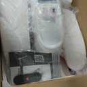 MAXPLUS 2025 New Under Desk Elliptical Machine, Electric Exerciser Pro with 16 Adjustable Speed, Quiet and Fully Assembled with Remote Control & Non-Slip Foot Straps