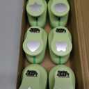 UCEC Paper Punches for Crafting, 1 Inch Craft Puncher, 6 Pcs Hole Punch Shapes Cutters for Paper Craft Heart, Circle, Star, Butterfly, Maple Leaf, Flower Punch Sets for DIY Projects Scrapbook