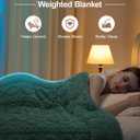 Ultra Soft Sherpa Weighted Blanket for Adults, 60"x80" 15lbs Heavy Blankets