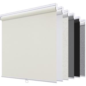 SUNOFF Blackout Cordless Roller Shades Blinds,16" W x 72" H,Beige