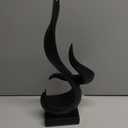 Dosker Flame Sculptures Home Decor, Abstract Statues Shelf Decor, Table Decor, Desk Decor for Living Room Office, Kitchen (Black)