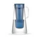 LifeStraw Home– Water Filter Pitcher, 7-Cup, Glass with Silicone Base, Juniper, for Everyday Protection Against Bacteria, Parasites, Microplastics, Lead, Mercury, PFAS and a Variety of Chemicals