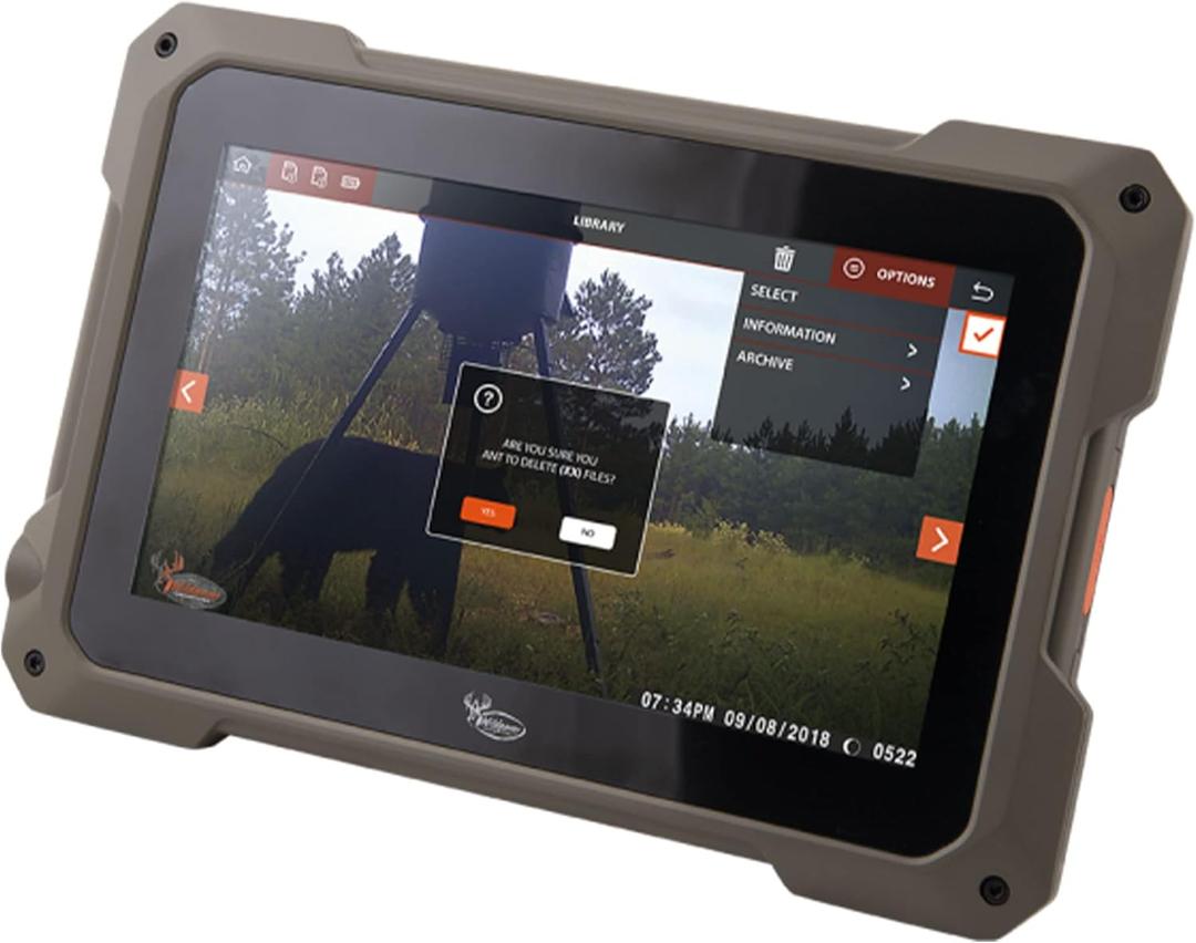 WILDGAME INNOVATIONS Trail Pad Tablet VU70 Dual SD Card Viewer for Hunting & Wildlife Observation Durable Weather-Resistant Memory Card Reader with 7" Touch Screen