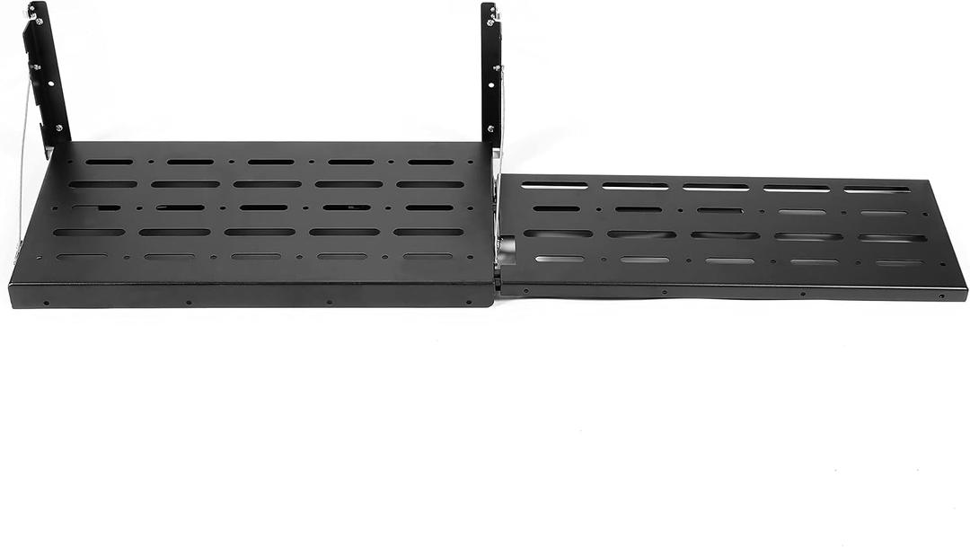 ALMULOO Foldable Door Tailgate Table Compatible with 07-18 Jeep Wrangler JK