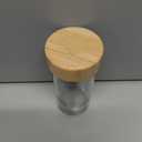 Spice Jars with Label, 20pcs 4 oz Glass Jars with Bamboo Airtight Lids, 200 Printed Spice Labels Waterproof Stickers for Seasoning Containers