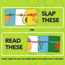 QUOKKA Family Word Games for Adults and Kids - Guess-in-Seconds Fun Spelling Slap Card Game for 2-6 Players - Hilarious Board Game for Family Night Ages 7+ to Make Your Brain Go Bananas