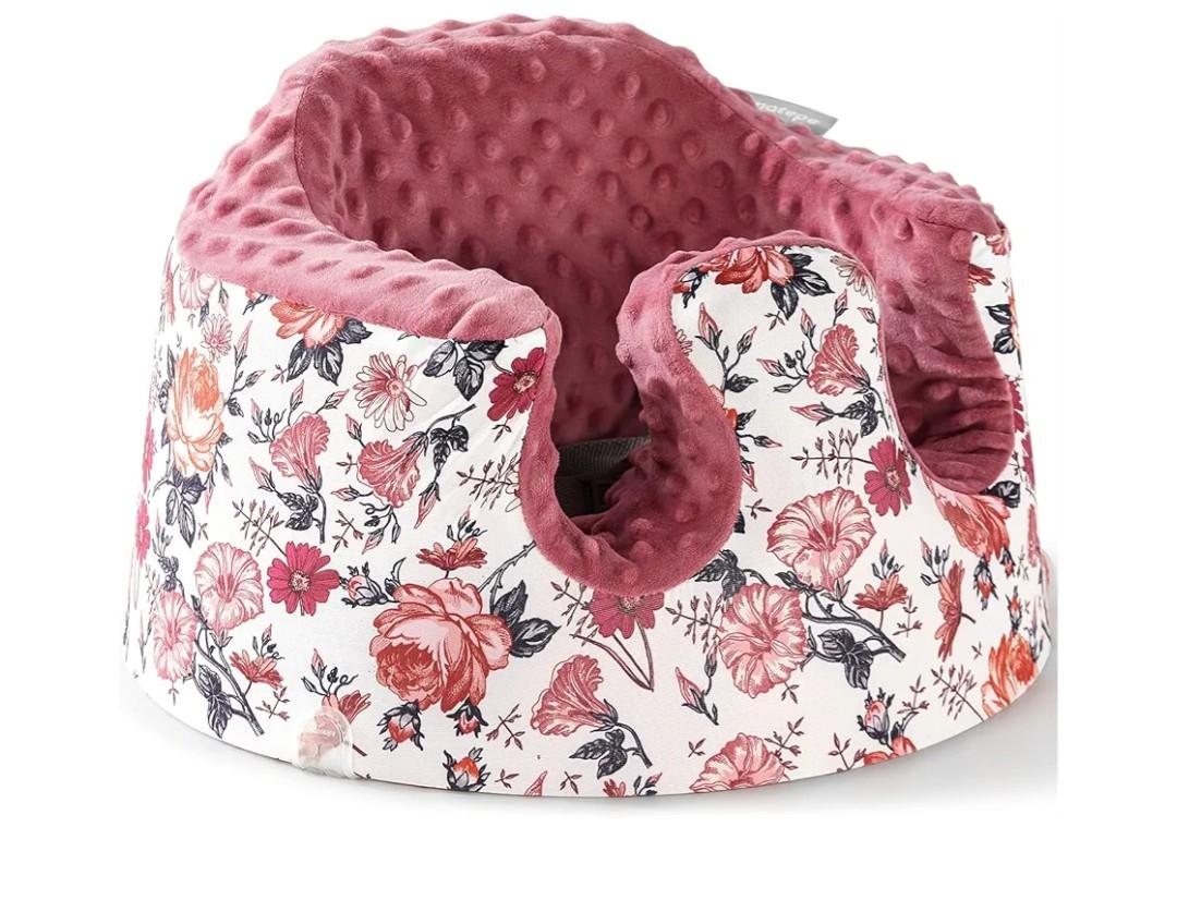 Seat Cover Compatible with Bumbo and Nuby Seat, Booster Seats Accessories, Soft Breathable Cover for Baby Girl Boy, Cover Only