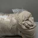 Litanika California King Size Comforter Set with Sheets Beige - 7 Pieces Bed in a Bag Cal King Chevron Tufted Complete Bedding Sets with Comforter, Sheets, Pillowcases & Shams (Oatmeal)