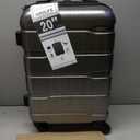 Coolife Luggage Expandable Suitcase PC+ABS Spinner Built-In TSA lock 20in Carry on