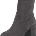 Vince Camuto Women's Pailey Block Heel Boot Mid Calf (10, Onyx)