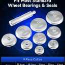 Orion Motor Tech Bearing Press Kit, 10pc Bearing Race and Seal Driver Set with Seal Driver and 9 Bearing Adapters, Seal Installer Bearing Driver Kit for Bearing Installation
