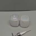 3 Pcs White Bathroom Accessories Set, Soap Dispenser, Soap Dish, Mouthwash Cup,Countertop Organizer Bathroom Sink Set,Boho Modern Bath Decor Gift for Home