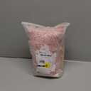 Half Circle Boho Rug with Tassels for Bedroom Extra Soft Cotton Blush Pink Bath Rugs Beautiful Handcrafted Crochet Boho Bathroom Rugs Non-Slip Absorbent Washable Cute Bath Mat for Bathroom Home Decor (1'10" x 3'1" (Semicircular))