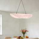 15.7 Inch Modern Wabi Sabi Pendant Light
Silk Lighting Dimmable with Remote Control for Kitchen island,Living Room,Bedroom Sailboat Design