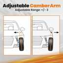 maXpeedingrods Adjustable Rear Camber Arm for Honda Civic 2001-2005, for Acura RSX 2002-2006 Alignment Control Arm, Adjustable Range +/-3