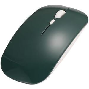 HENGHUI Bluetooth Mouse Compatible with iPad Galaxy Tab Tablet Cute Colorful Color Mouse (DarkGreen)