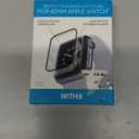 WITHit Protective Glass Cover with Integrated Bumper, Compatible with Apple Watch, 42mm (Series 1-3 only), Clear  Seamless Fit, Easy Installation, Screen Protector and Bumper for Apple Watch