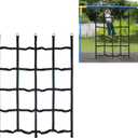 Climbing Net for Kids Outdoor, Climbing Cargo Net, Playground Accessories, Kids Climbing Net Swing set Accessories for Jungle Gyms Playground Obstacle Course Training for Outdoor (Black)