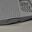 Wash Board, Washboard for Hand Washing Clothes, Plastics Laundry Scrub Board Household With Holder Portable (A-Gray)