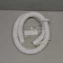1-1/4 Inch x 3ft Above Ground Pools Replacement Hose for Pump 330 GPH, 530 GPH, and 1,000 GPH Compatible with Intex Coleman Summer Waves Pool Skimmer (White 1-1/4by 3ft)