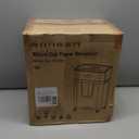 BONSEN 12-Sheet Micro Cut Paper Shredder for Home Office Use, High Security Level P-4/55 dB Ultra-Quiet / 40-Minutes Shredding Shreds Credit Card/Staples, 5.3 Gallons Pullout Bin (S3106)