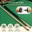 36 Inch/48 Inch/58 Inch Pool Cue Stick Billiard Cue Stick, Hardwood Pool Stick with Different Size/Quantity for Kids Youth Adults, House Bar Pool Sticks for Pool Table