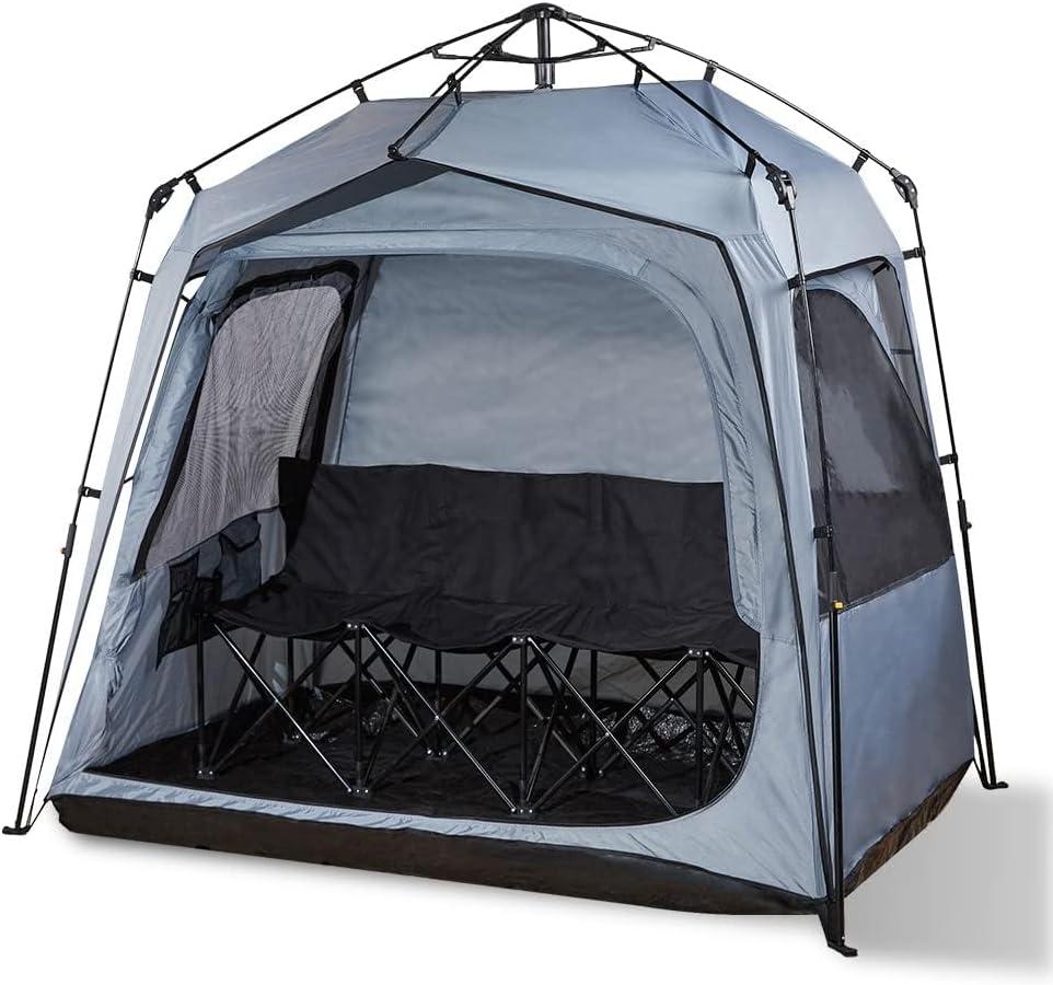 FOFANA MultiPod - Pop-Up All-Weather Sports Tent - Multipurpose Pod 270 View Multi-Person - Sports Mom and Dad Essentials