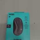 Logitech M185 Wireless Mouse, 2.4GHz with USB Mini Receiver, 12-Month Battery Life, 1000 DPI Optical Tracking, Ambidextrous PC/Mac/Laptop - Swift Grey