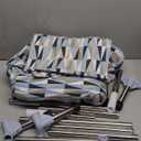 Orthopedic Dog Bed - Beds Bolster,Cooling Elevated Dog Beds with Metal Frame,Raised Dogs Bed,Easy to Assemble,Up to 80 lbs,Medium (40.5"L x 24.6"W x 6.7"Th)