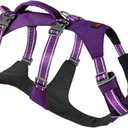Tuff Pupper Escape Proof Dog Harness for Extra Large Dogs | No Pull Lightweight Adjustable Harness | No Escape Multifunctional Outdoor Pet Gear | Strong Durable Breathable | Secure Comfortable Fit (Deep Purple)