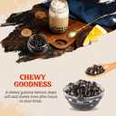 52USA Boba Tapioca Pearls 2.2LB, Finest Bubble Tea Pearl, Quick Cook Black Plearls for Milk Tea, Smoothies, Desserts and Drinks (Pack of 2)