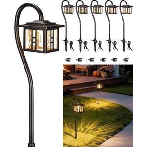 LITFIT Low Voltage Landscape Lighting, 6-Pack LED Pathway Lights Outdoor, 20.2 Inch