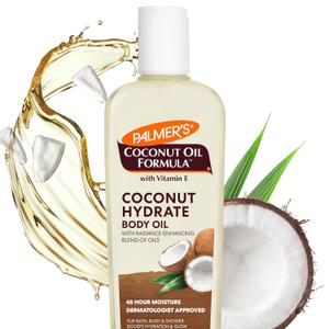 Palmer's Coconut Oil Formula Body Oil, Body Moisturizer with Green Coffee Extract, Bath Oil for Dry Skin, 8.5 Ounces (Pour Cap) (8.5 Fl Oz (Pack of 1))