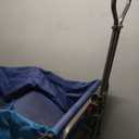 MacSports Collapsible Heavy Duty Beach Wagon with Wheels, Utility Cart (Teal/Navy)