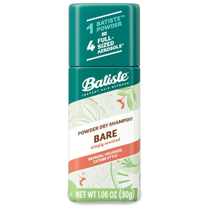 Batiste Powder Dry Shampoo, OilAbsorbing, NonAerosol, Adds Volume & Texture, Instant Hair Refresh, TSA Compliant (0.88 oz)