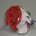 Scary Evil Killer Joker Clown Latex Mask Halloween Horror Cosplay Costume Prop (Red Hair Clown)