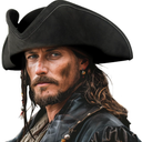 HOMELEX Pirate Hat for Women & Men Colonial Tricorn Halloween Adult Revolutionary war Costume Accessory