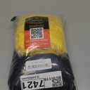 Super Soft Microfiber Towels for Cars - Edgeless - 6pk (12x12) - Premium Scratch-Free Towel - Great for Drying, Detailing, Polishing, Buffing - Ultra Absorbent Microfiber Cleaning Cloths for Car (Black and Yellow)