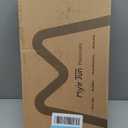 Myir JUN Round Placemats Set of 4 Faux Leather Place Mats and Coasters 15 inch Round Table Mats Dual Sided Non-Slip Stain Resistant Placemats (Gray & Beige, Set of 4)