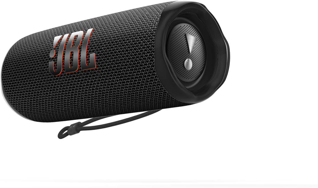 JBL Flip 6 - Portable Bluetooth Speaker, Powerful Sound and Deep Bass, IPX7 Waterproof, 12 Hours of Playtime, JBL PartyBoost for Multiple Speaker Pairing for Home, Outdoor and Travel (Black)