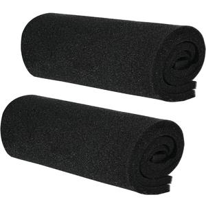 2 Pack Aquarium Bio Sponge Filter Media Pad Cut-to-Size Open Cell Foam Sheet for Fish Tank Sump (20" x 20" x 0.5")