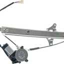 YHTAUTO Rear Power Window Regulator Driver Side with 2-Pin Motor Assembly for Toyota Camry 1992-1996, Sedan Only (Rear Driver Side)