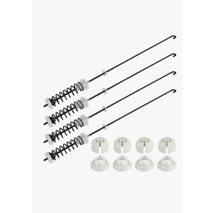 2023 Upgraded W10780045 Washer Suspension Rod Kit by Beaquicy - Replacement for Whirl-pool Ken-more Amana Roper Washing Machine - Part Kit WTW4616FW0, 11020102310, NTW4516FW0 W10537442 for 4 Pack Set