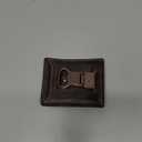 House of Jack Co. Bottle Opener Bifold Money Clip Wallet for Men, Front Pocket Card Holder with Exterior ID Window, Full Grain Cowhide Leather, Brown