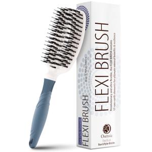 Boar Bristle Detangling Brush - Great for Thick, Dry, Curly or Straight Hair, Adults and Kids. Travel-Friendly Hair Detangler for Women
